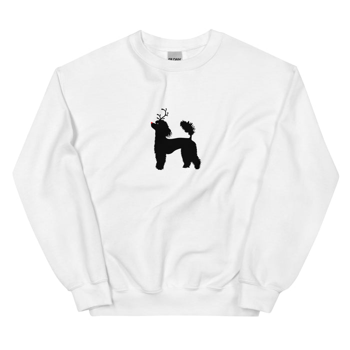 "Red-Nosed Poodle" Sweatshirt