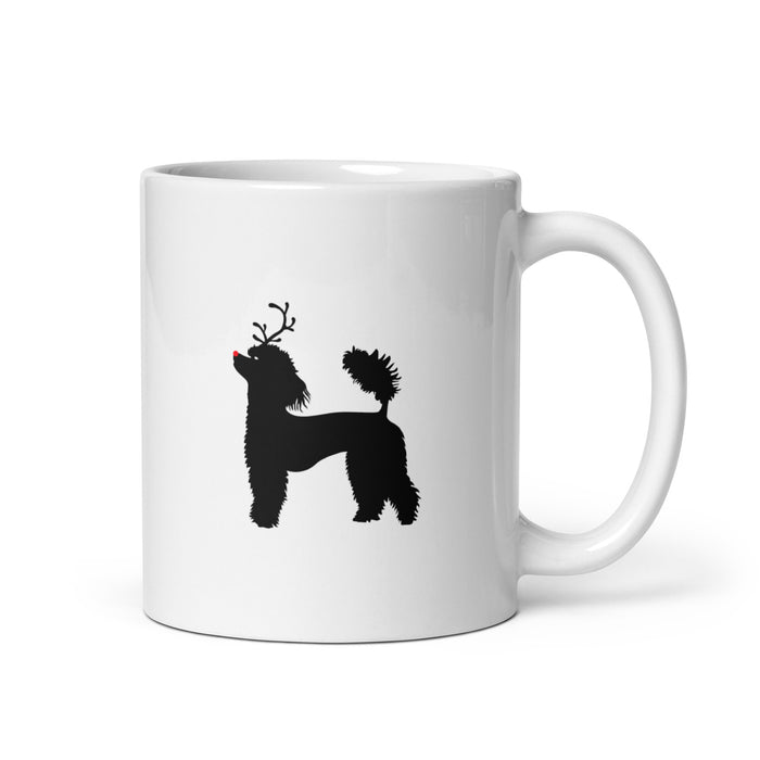 "Red-Nosed Poodle" Mug